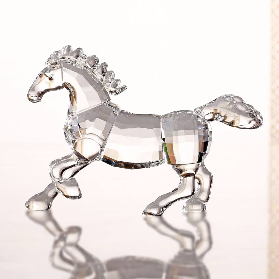 クリスタル　Running Horse Amazon.co.jp: Crystal Running Horse Zodiac Horse Figurine